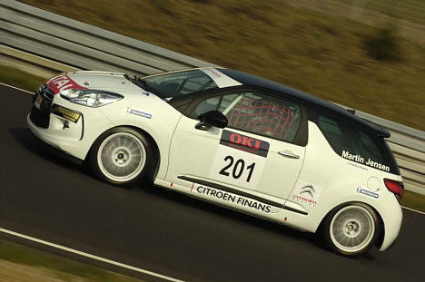 Martin Jensen vandt premieren på Citroën DS3 Cup.